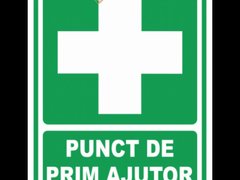 Indicatoare verzi pentru punct de ajutor